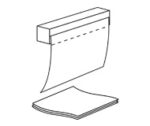 Pictogram of baking papers