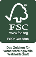grünes FSC-Label
